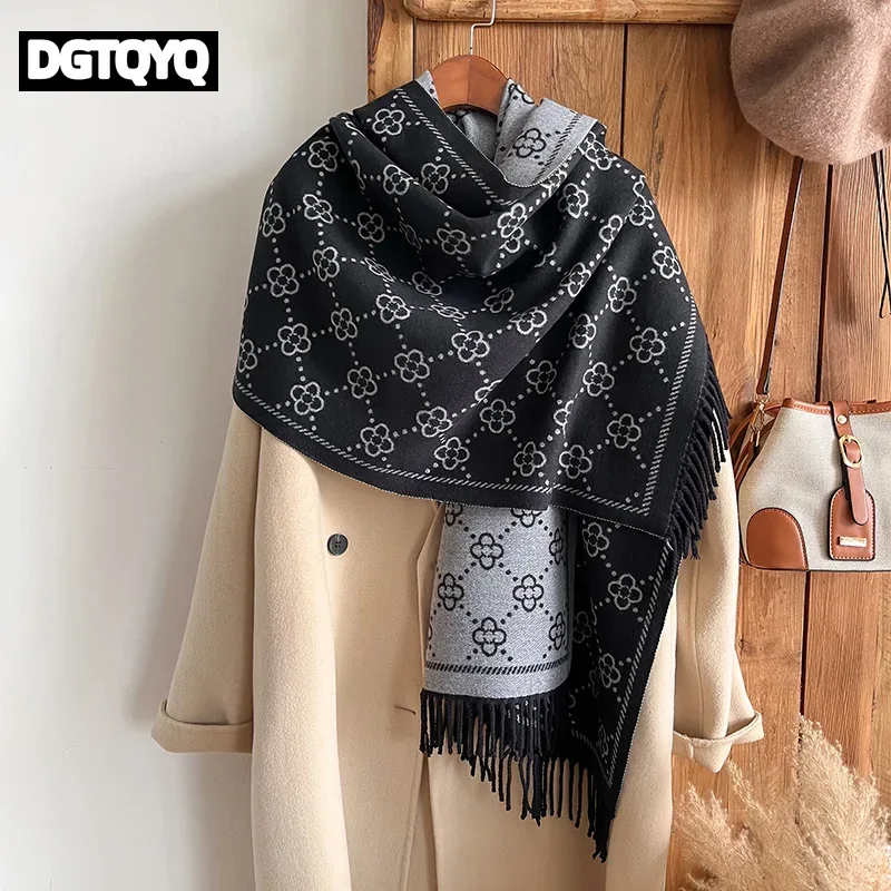 Go Ethnic Fashion - 캐시미어 소재의 여성용 겨울 스카프, 따뜻하고