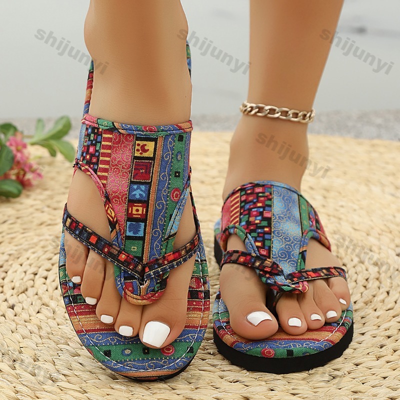 큰 사이즈 여성 샌들 2025 여름 신상 가볍고 편안한 - New Ethnic Fashion 리뷰 및 가격