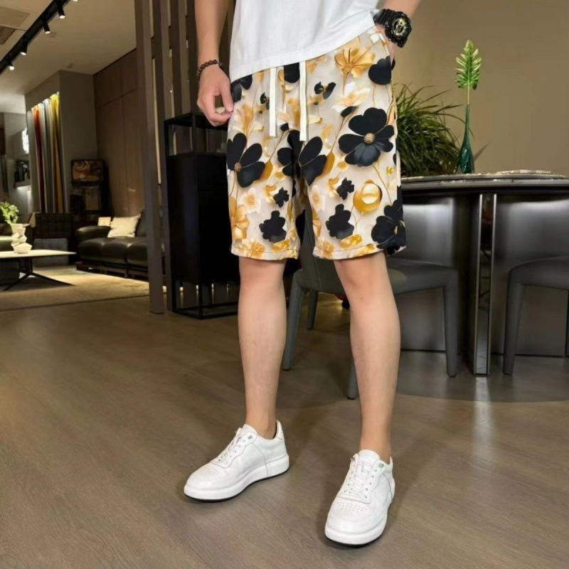수묵화 타이다이 에스닉 스타일 꽃무늬 반바지, 경량 스 - New Ethnic Fashion 리뷰 및 가격